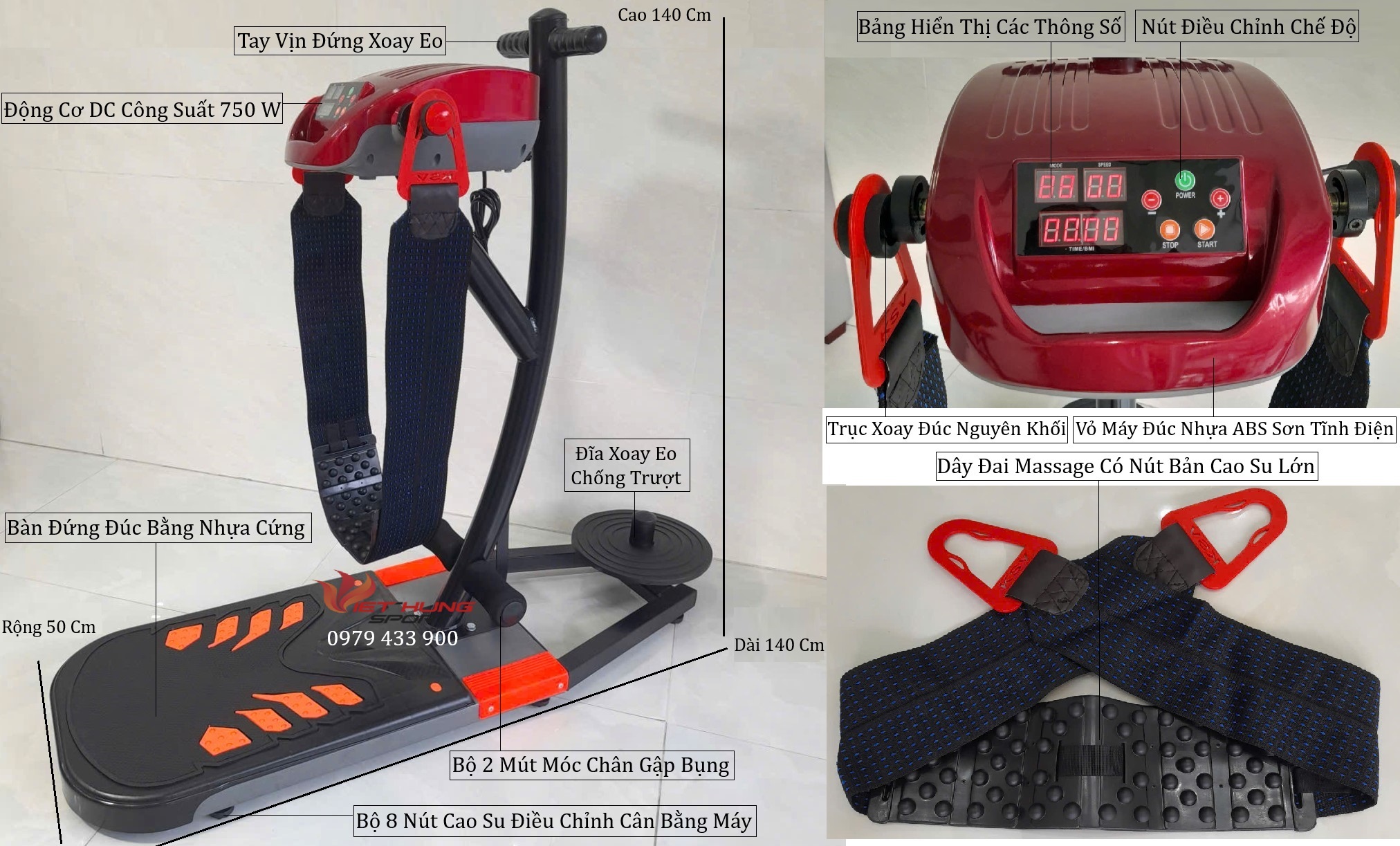 máy rung đứng giảm mỡ 750